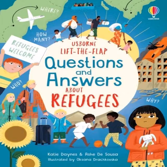 Katie Daynes Lift-the-flap Questions & Answers about Refugees Multicolour Board Book