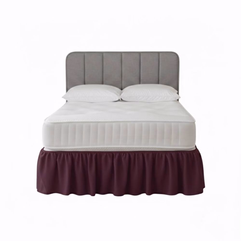 Snug City Single Polycotton Divan Bed Base Valance Sheet in Purple – 2