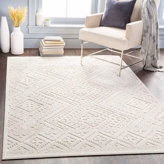Livabliss Greenwich-Global Beige In- & Outdoor Geometric Rug, W/D: 160 x 220 cm