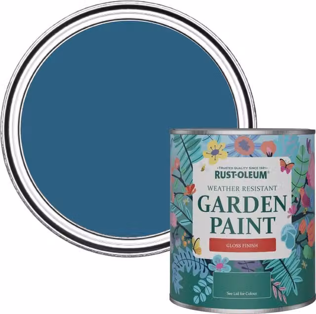 Rust-Oleum Garden Paint in Gloss Finish, Blue, 0.75 l