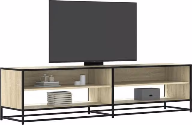 Berkfield Home TV Cabinet in Sonoma Oak Brown, W/D/H: 180.5 x 40 x 46 cm – 1