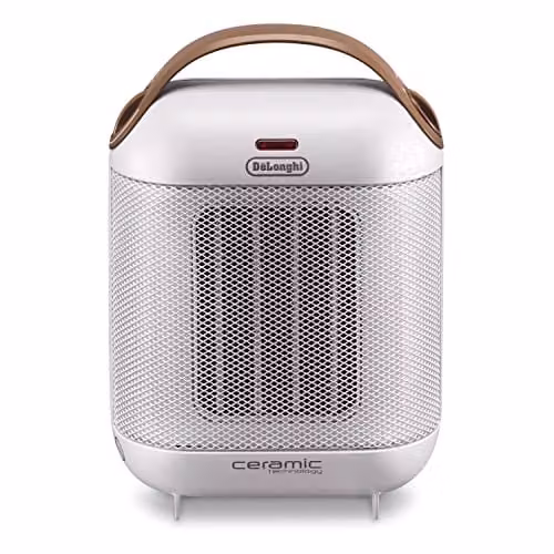 De'Longhi Capsule 1800W Ceramic Fan Heater, White – 1