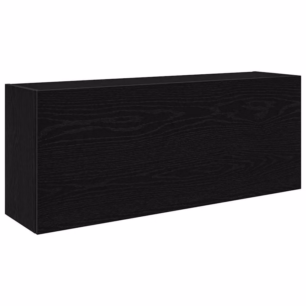 Berkfield Home Black Decorative Bathroom Wall Cabinet W/D/H: 100 x 25 x 40 cm – 2