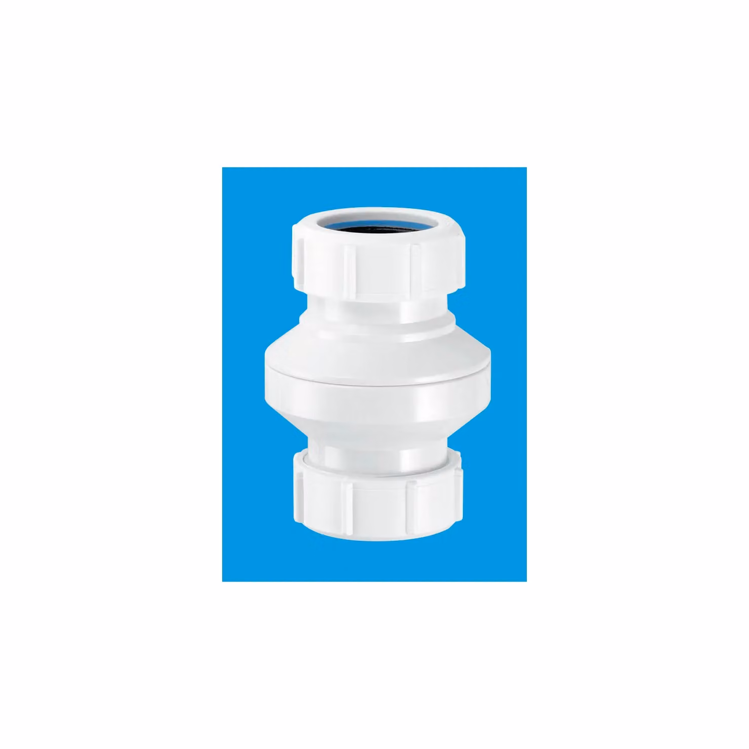McAlpine Multifit In-Line Screened Filter Pipe Coupling 1.5 inch White Plastic – 2