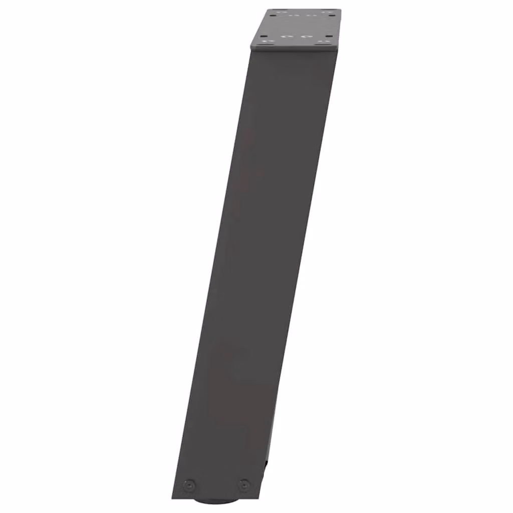 Berkfield Home U-Shaped Coffee Table Legs, 2 Pieces, Anthracite Black Steel, W: 28 cm, H: 42-43 cm – 4