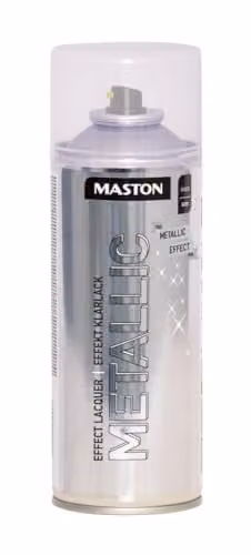 Maston Clear Gloss Spray Paint with Metallic Effect, 400 ml