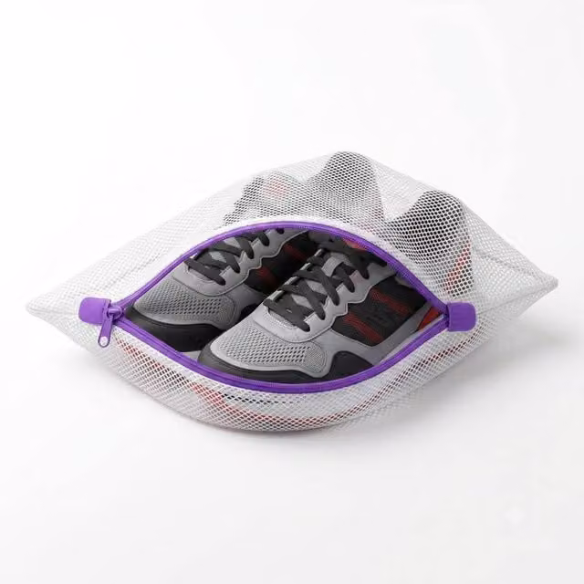 Bedsland Durable Shoe Washing Bag for Sneakers in White