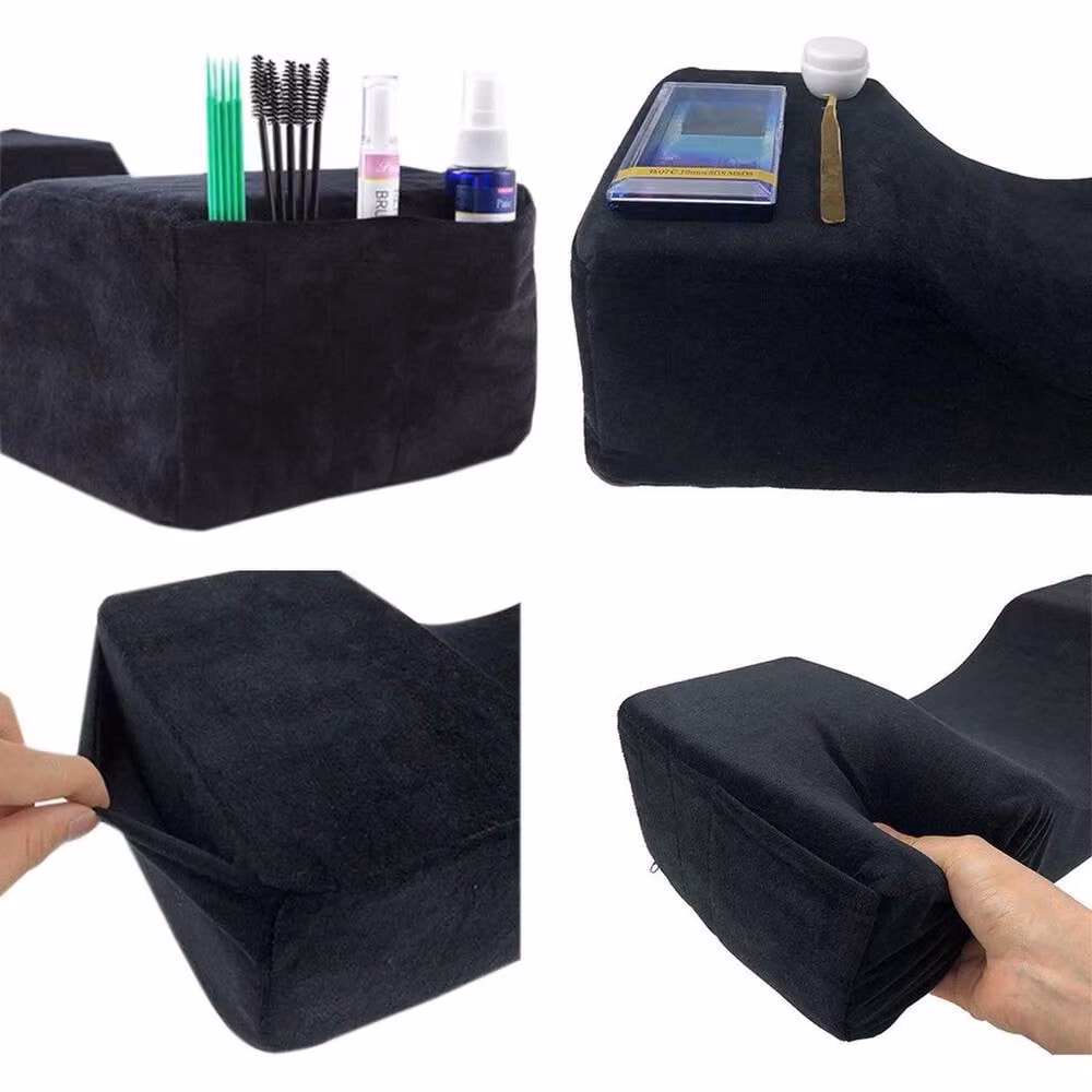 PAWNORA Eyelash Extension Pillow, Black – 3