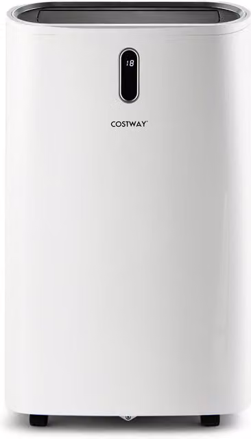 Costway 12000BTU Monobloc Mobile Air Conditioner with App Control, Remote Control and Timer, White