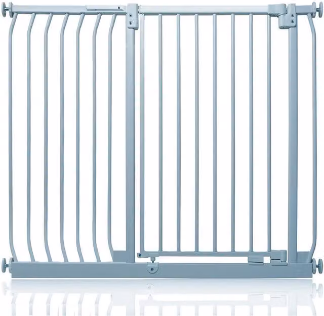 Safetots Extra Tall Elite Pressure Baby Gate, Grey, Width: 116 cm - 125 cm