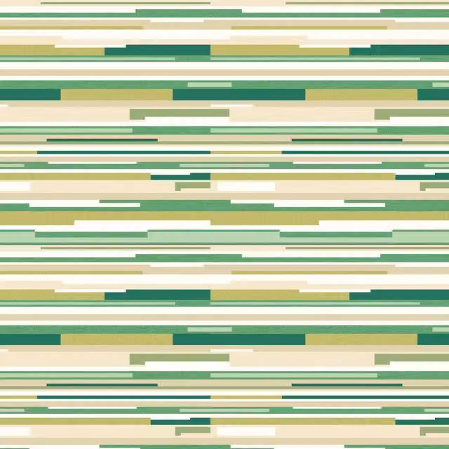 Hoopla Walls Modern Abstract Striped Landscape Wallpaper in Green