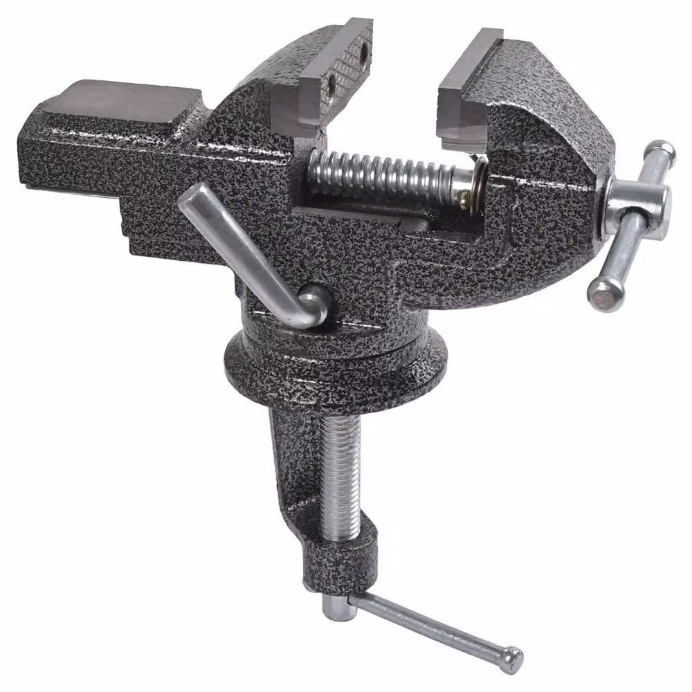 NESTLUNE 70mm Mechanic Clamp-on Universal Bench Vise in Grey – 2