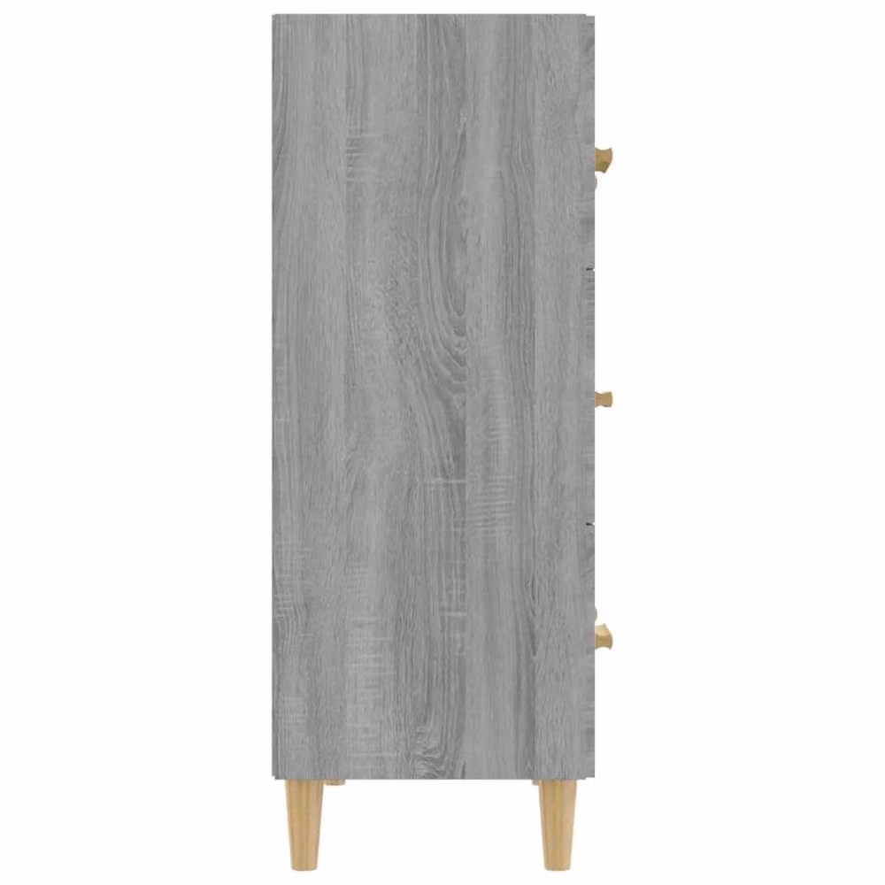 Berkfield Home Grey Sonoma Sideboard in Engineered Wood W/D/H: 70 x 34 x 90 cm – 2