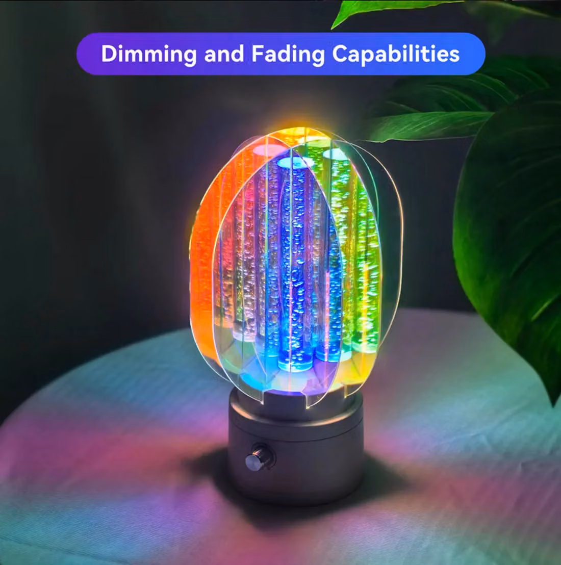 Leaper Rotating Aurora Ambient Night Light in Multicolour – 6