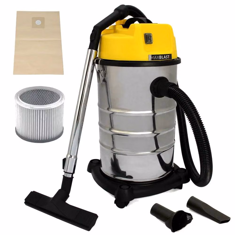 Monstershop Gutter Vacuum Poles and 30L Wet and Dry Vacuum in Silver – 2