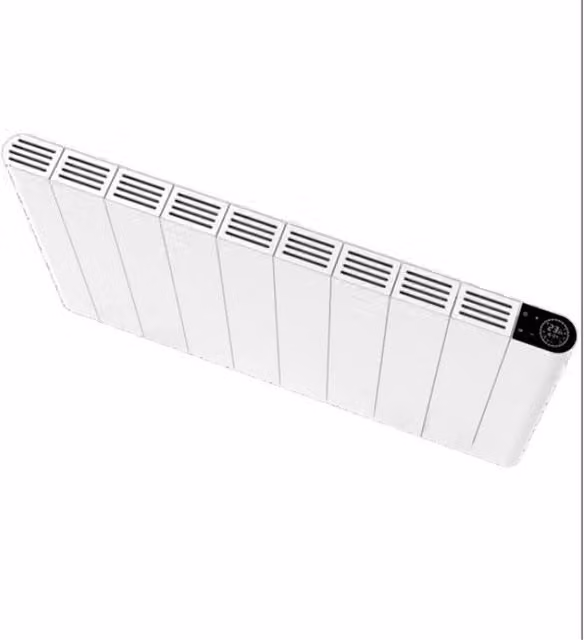 Clifton White Smart Horizontal 2000W Electric Radiator with App Control and WiFi, W: 90.7 cm, H: 50 cm