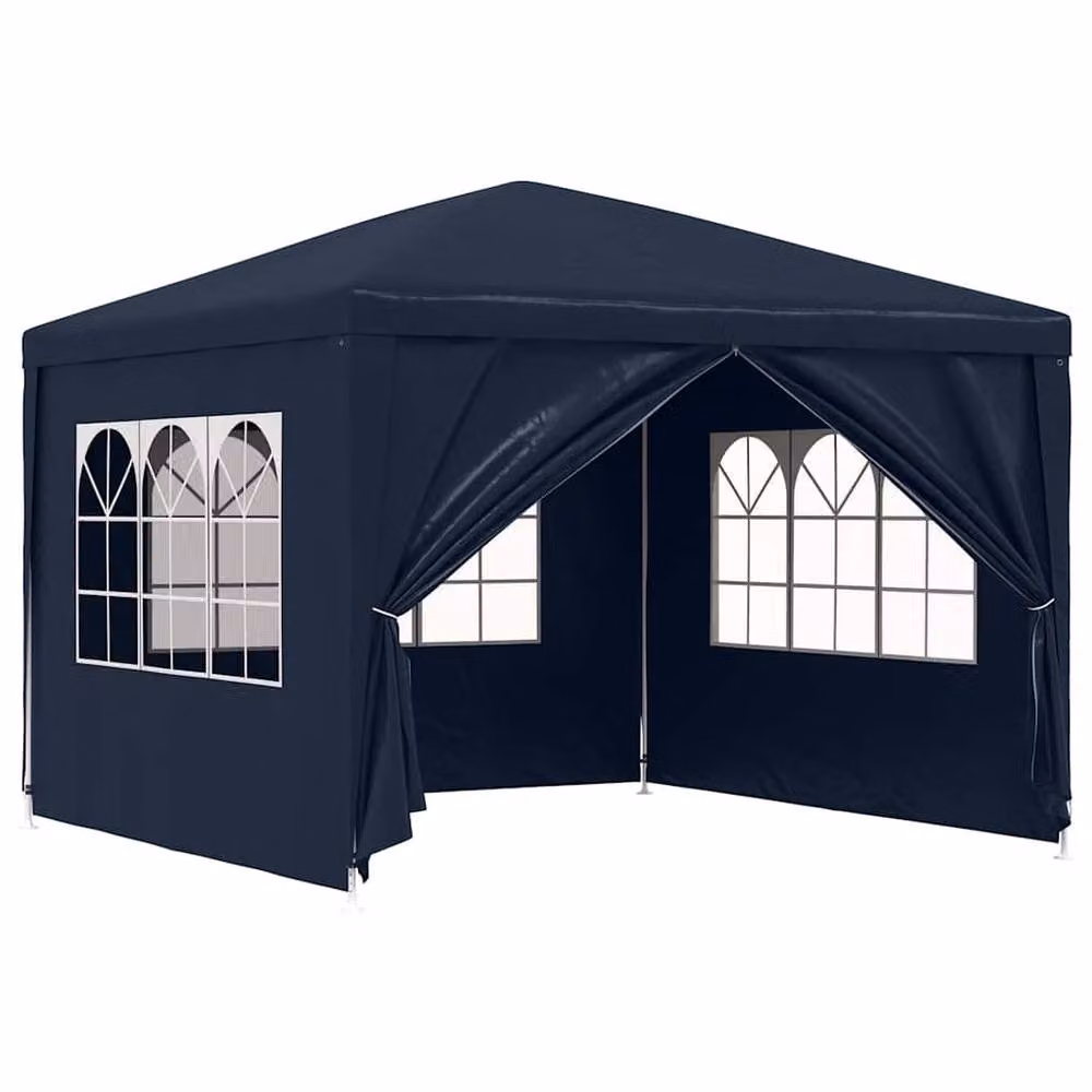 Berkfield Home Party Tent in Navy Blue, W/D/H: 3 x 3 m – 2