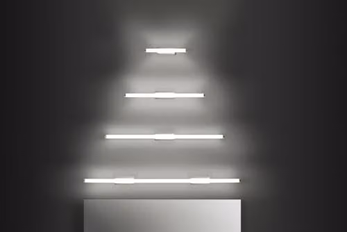 Netlighting LEDS C4 Toilet Slim Bathroom LED Wall Light in Chrome and Grey, 2010lm, 3000K, IP44 – 2