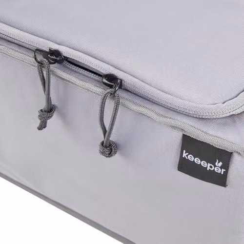 Keeeper Foldable Shopping Organiser Bag, 40 Litre, Grey/Anthracite – 2