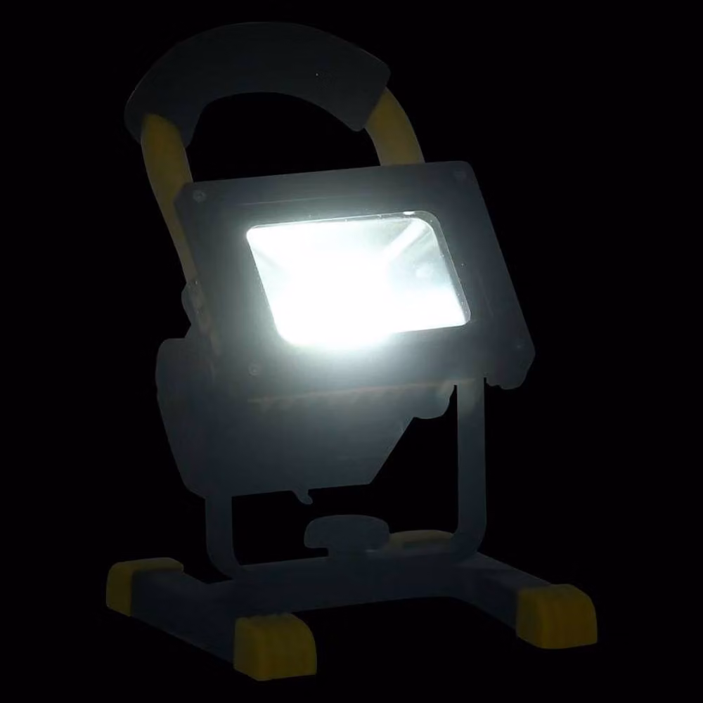 Berkfield Home Rechargeable LED Spotlight with Handle, 30 W, Cool White, Black – 3