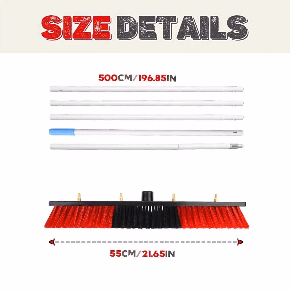 Kelvenix Multicolour Telescopic Cleaning Brush Kit – 2