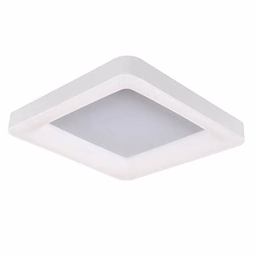 Netlighting Modern LED Flush Ceiling Light, White, Warm White 3000K, 2750lm, Dimmable – 1