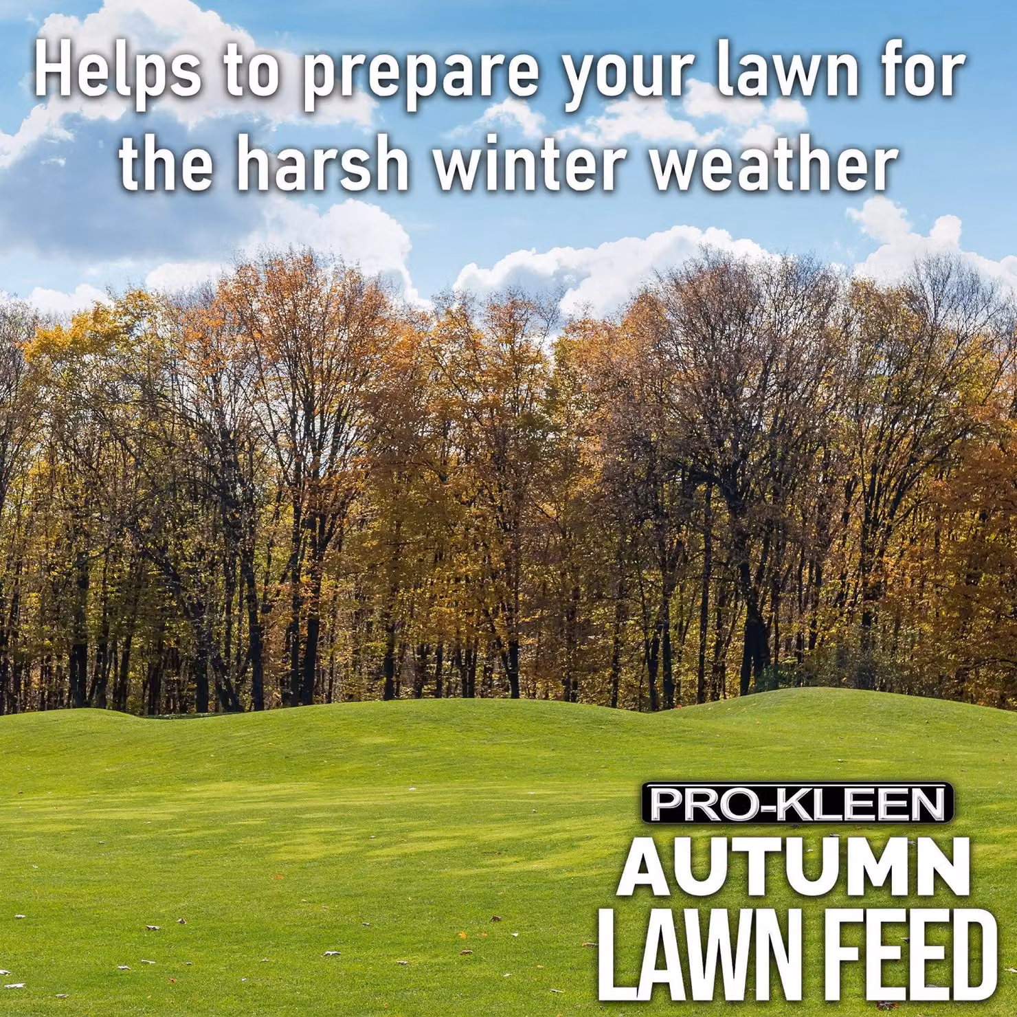 ProKleen Autumn Lawn Feed Slow Release Fertiliser, 4 x 2.5kg – 2