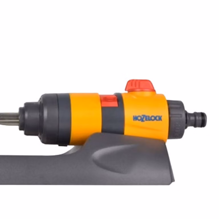 Hozelock Plus Rectangular Freestanding Sprinkler with Flow Control in Grey