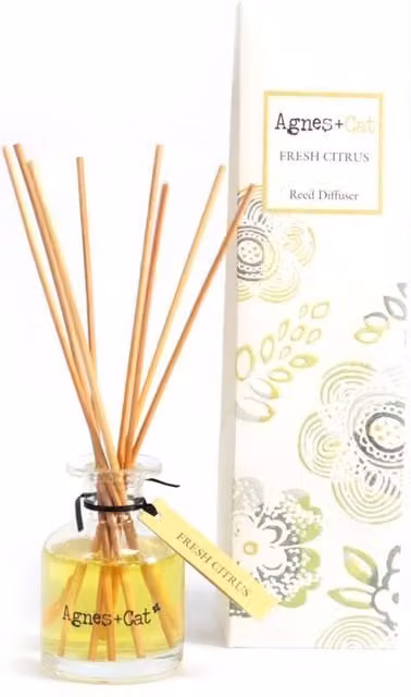 KDMD Fresh Citrus Reed Diffuser, 140ml, Yellow