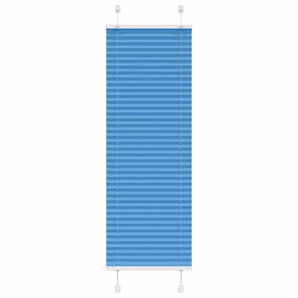 Berkfield Home Single Pleat Blue Polyester Fabric Blind, W: 50 cm, H: 150 cm – 2