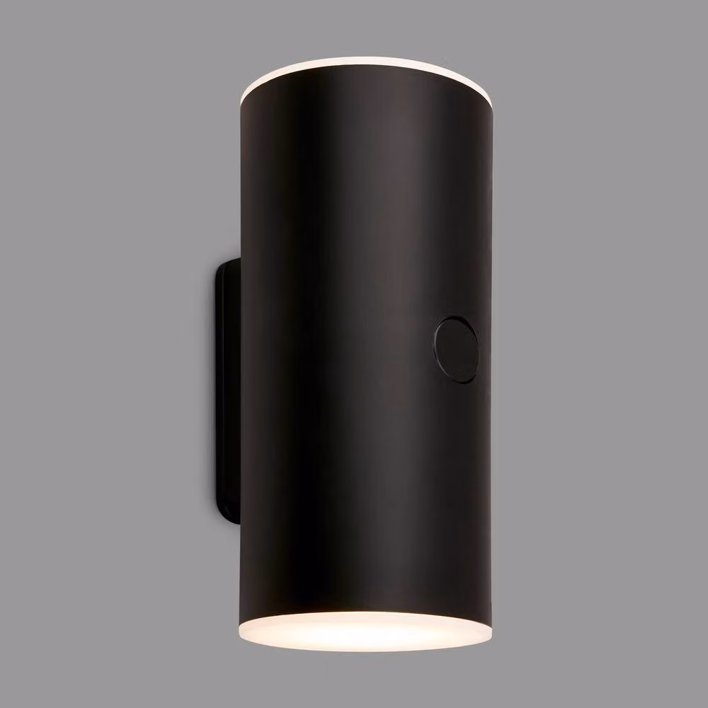 Briloner Rechargeable LED Outdoor Wall Light, Black, H 15.5 x W 7 x D 8 cm – 2