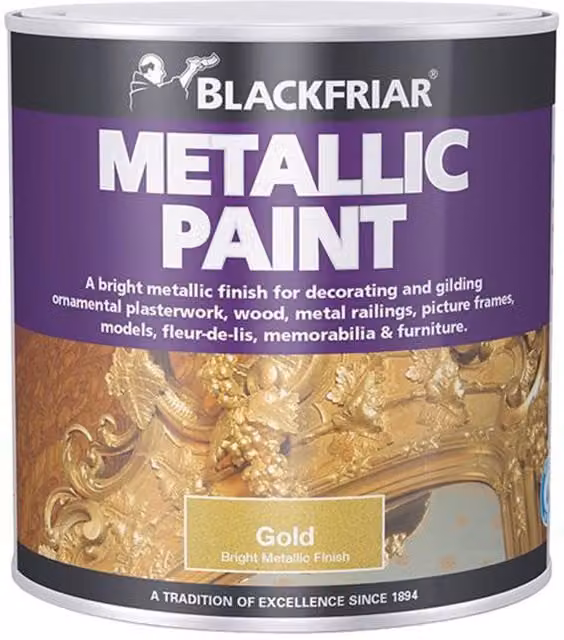 Blackfriar Weatherproof Gold Exterior Wood Paint, 125 ml