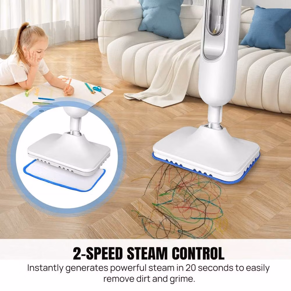 VOGREX Multi Purpose Steam Cleaner Carpet Mop in White – 2
