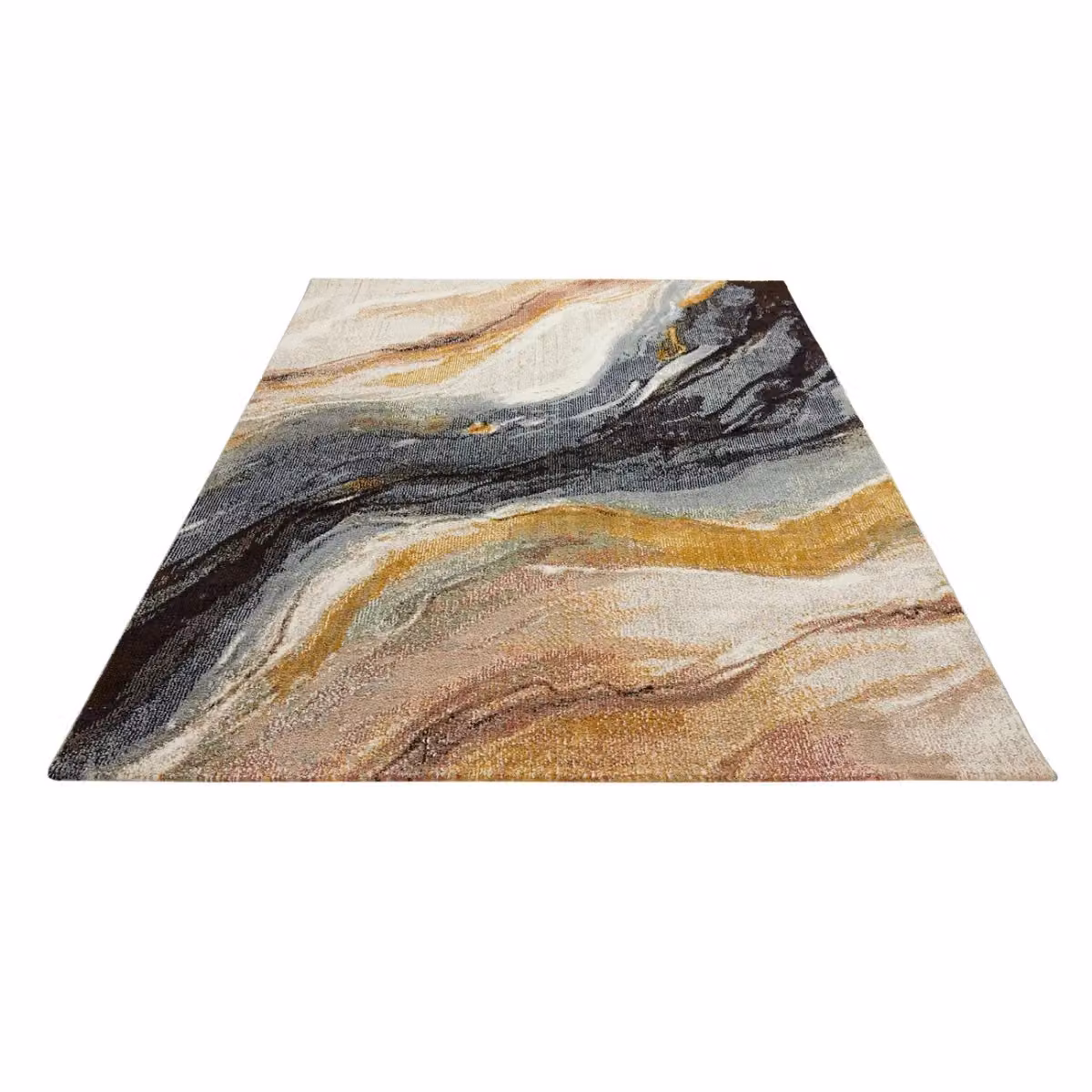 The Rug Shop UK Beige and Multicolour Modern Abstract Polyester and Jute Area Rug, W: 240 cm, D: 330 cm – 2
