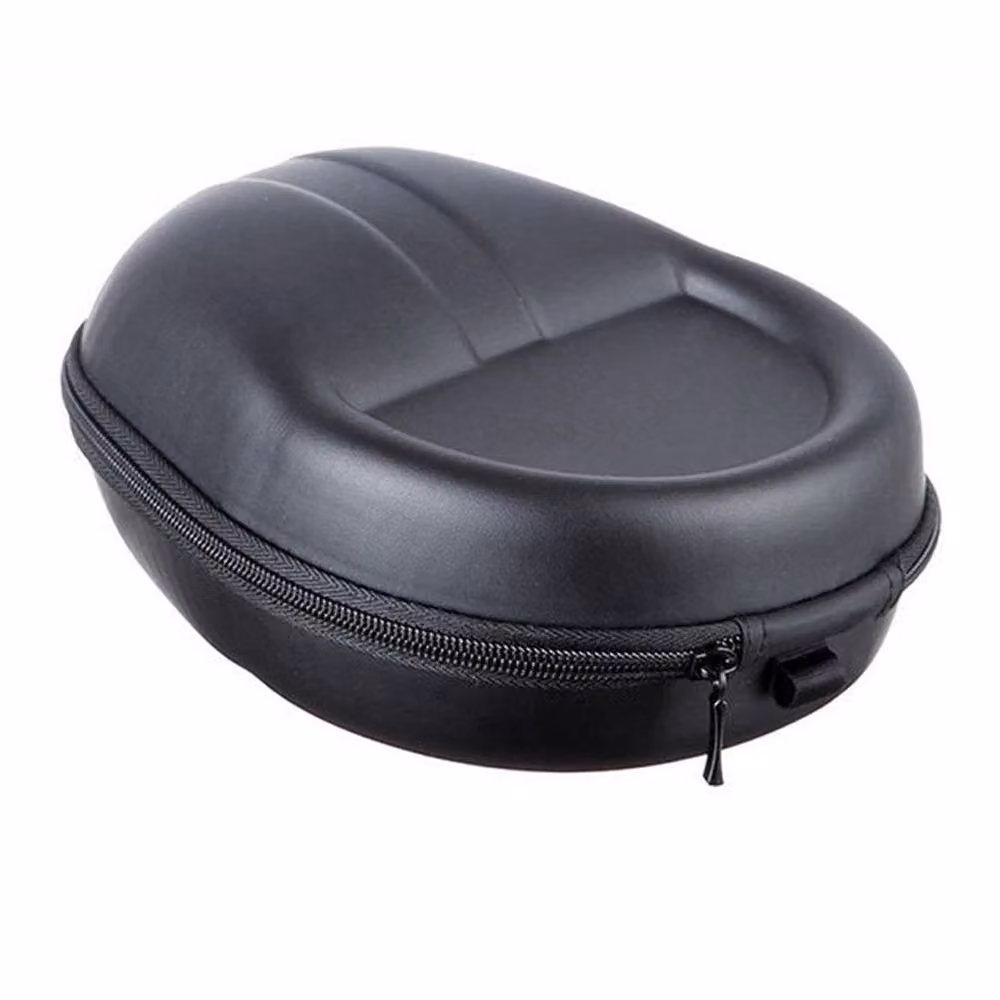 FLAVORA Hard Shell Headphone Storage Carry Case in Black, W: 50.0 cm, D: 50.0 cm – 4