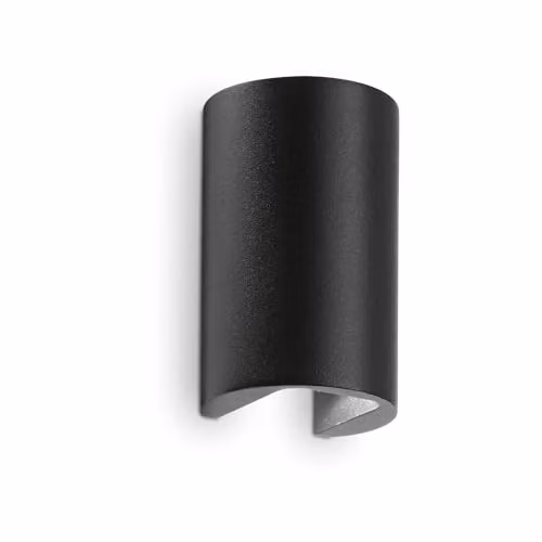 Netlighting Apollo LED 2 Light Outdoor Wall Light in Black, IP44 Rated