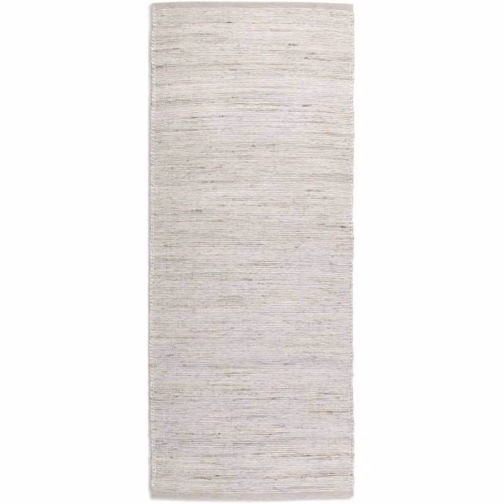 THE RUGS Dhaka Handloom Woven Jute, Wool and Cotton Rug in White, W: 160 cm, D: 230 cm – 2