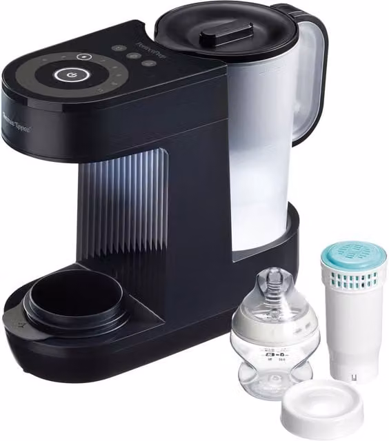 Tommee Tippee Perfect Prep Baby Bottle Formula Feed Maker in Grey and Black with Removable Tank and Limescale Filter