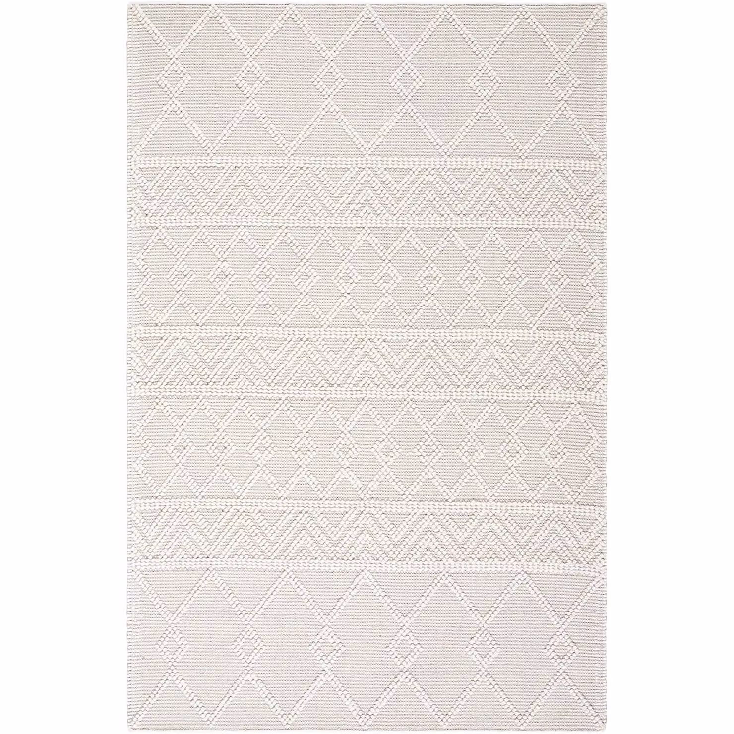 Livabliss Hygge Hand Woven Wool Global Rug in Beige and White, W: 180 cm, L: 250 cm – 2
