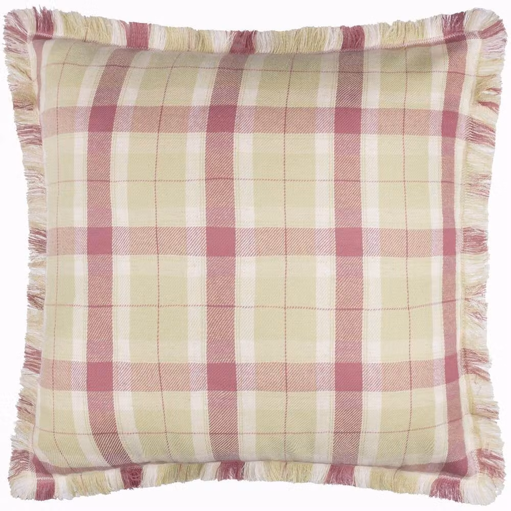 Voyage Maison Arrochar Tartan Woven Indoor/Outdoor Square Cushion in Purple and Multicolour, W/D/H: 50 x 50 x 50 cm – 2