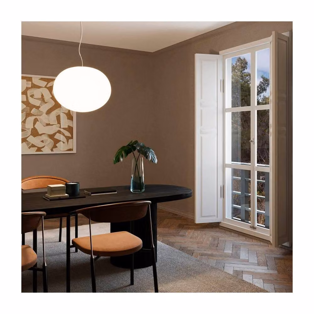 Netlighting Nimes Globe Pendant Ceiling Light in White with E27 Socket and 15W Capacity – 2