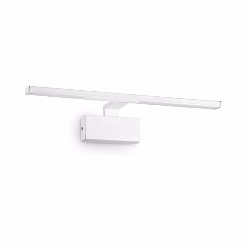 Ideal Lux ALMA Integrated LED Picture Wall Lamp in White with Warm White 3000K Light