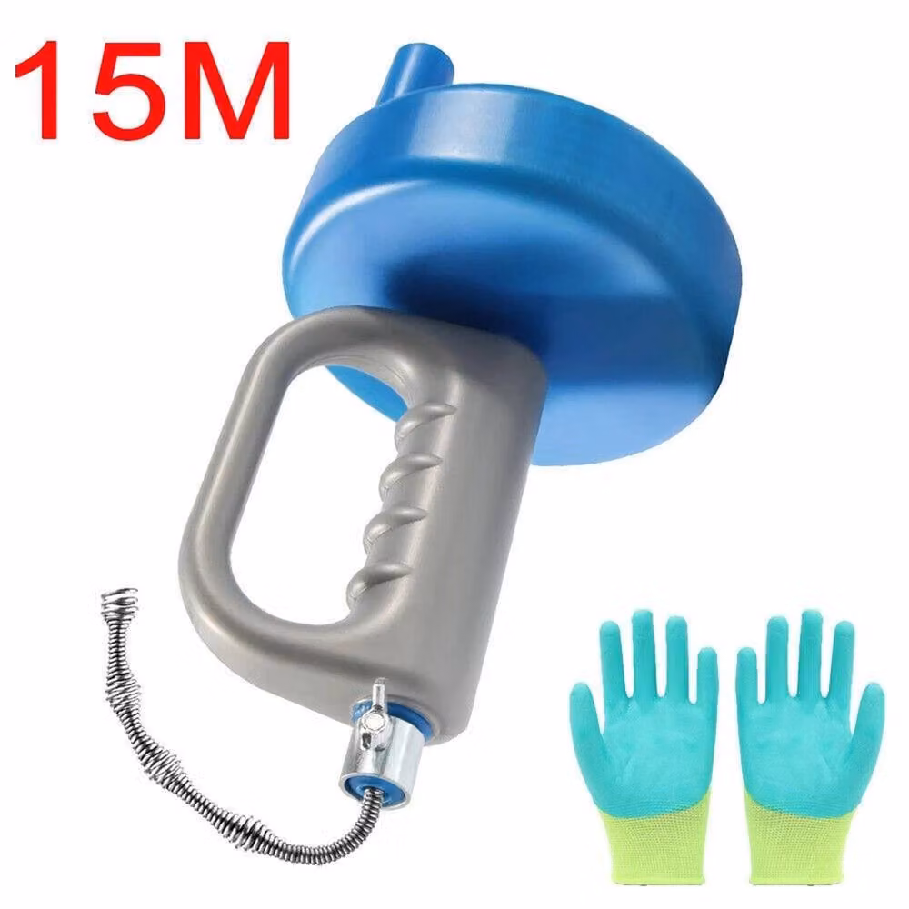 Nordara Blue Plastic Drain Unblocker Hair Remover Sink Snake Auger Pipe Plumber Cleaner – 2