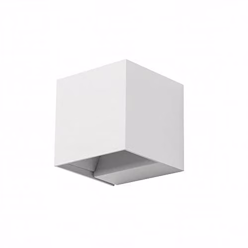 Netlighting Forlight Rex LED Outdoor Wall Light, White, IP54, Up and Down Lighting – 1