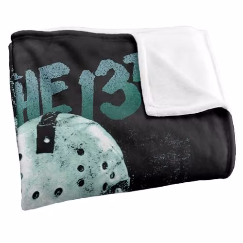 Warner Bros. Friday The 13th Lurk Silky Touch Super Soft Fleece Throw Blanket, Multicolour, W/H: 127 x 152.4 cm – 2