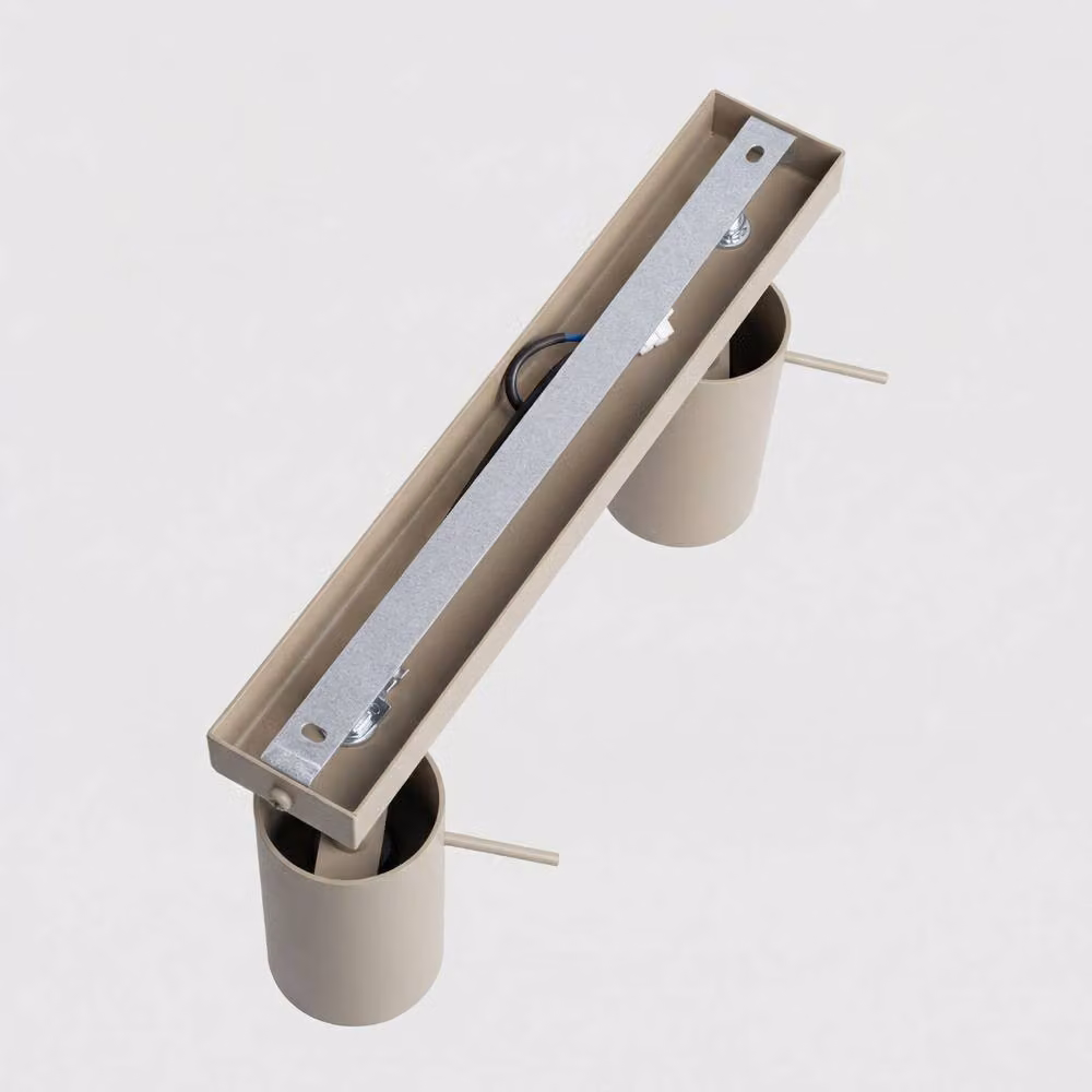 Sollux Lighting Modern Adjustable Ring Ceiling Lamp in Taupe, W: 30 cm, D: 16 cm, H: 6 cm – 3