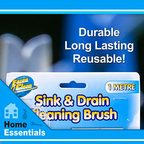 VFM e-Store Sink and Drain Cleaning Brush in White and Blue – 4
