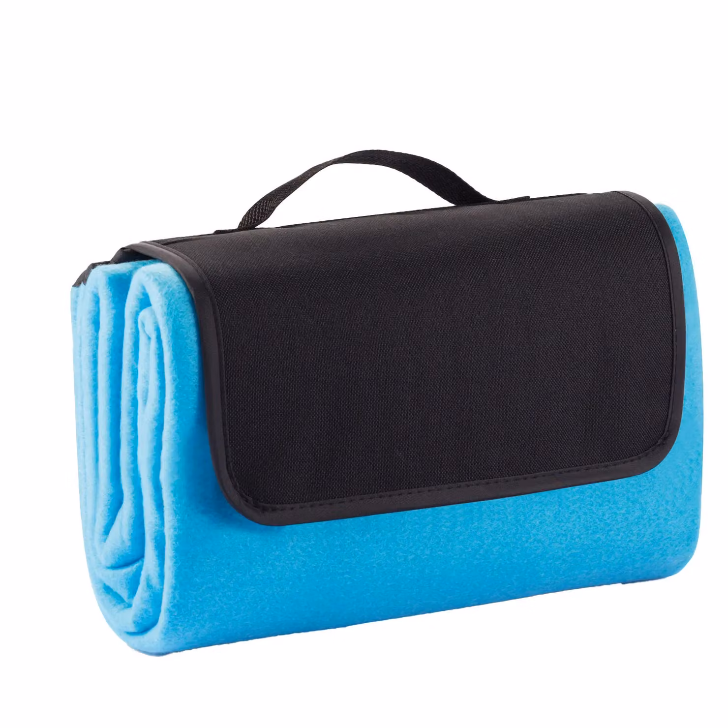 XD Design Plain Blue Picnic Blanket with Carry Handle – 3
