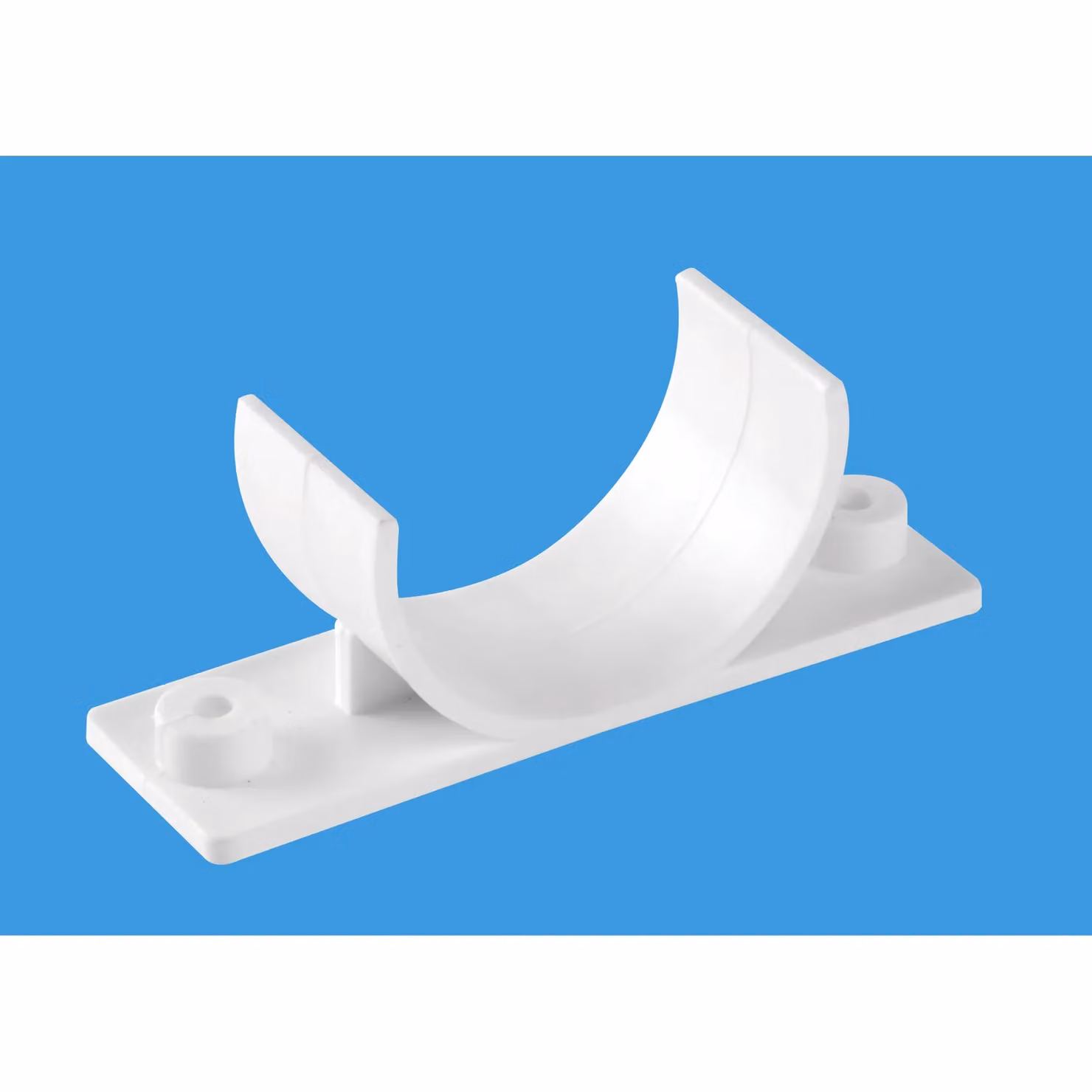 McAlpine T30-CLAMP 1.5 inch White Pipe Clip for Floor Standing Discharge Pipe Installation – 2