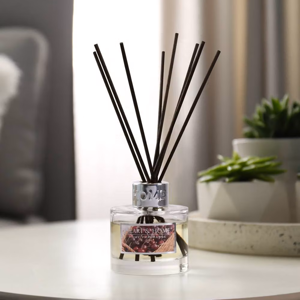 Heart and Home Sweet Black Cherry Reed Diffuser, 70ml, White – 2